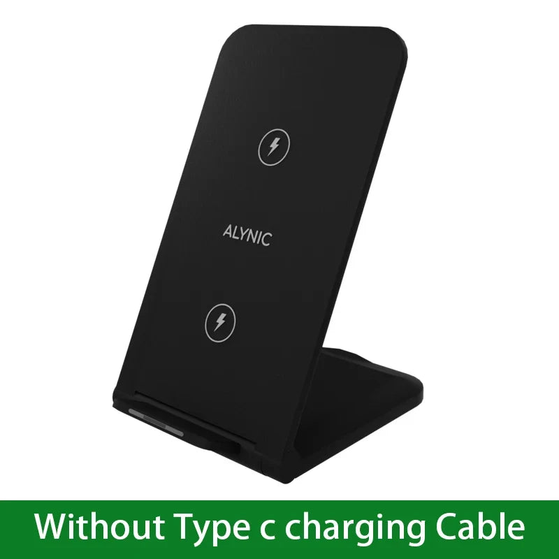 Wireless Charger Station Earphone Phone Fast Charging Charger Holder For iPhone 16 15 14 13 Pro Max Samsung S24 S23 Xiaomi