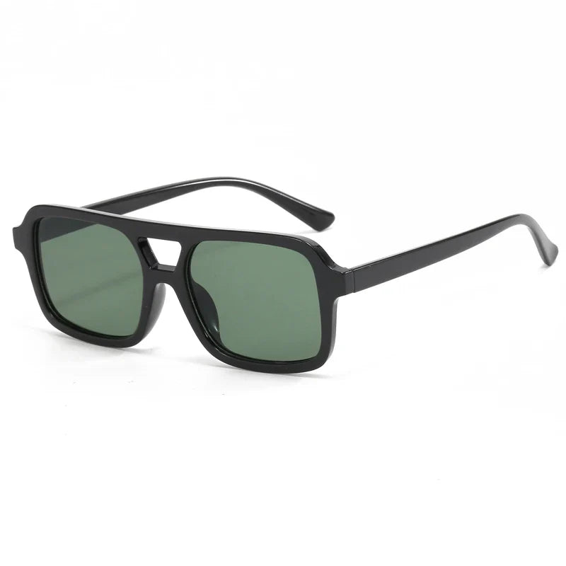 Hiking Camping 2024 New Double Beam Anti Light Glasses Personalized Small Frame Retro Glasses Y2K UV400 Outdoor Glasses Female