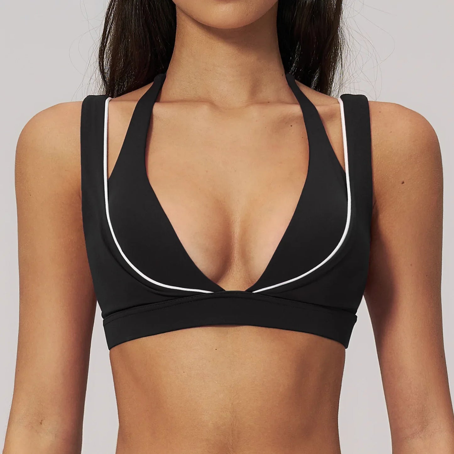 Summer Women's Sports Bra Anti-Sweat Fitness Top Women Yoga Bra Cycling Shockproof Crop Top Cross Back Sport Bra Gym Workout Top