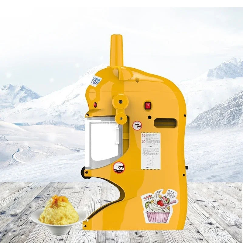 Commercial Continuous Ice Machine Commercial Snowflake Ice Machine Crushing Ice Fancy Sand Electric Snowflake Slush Machine