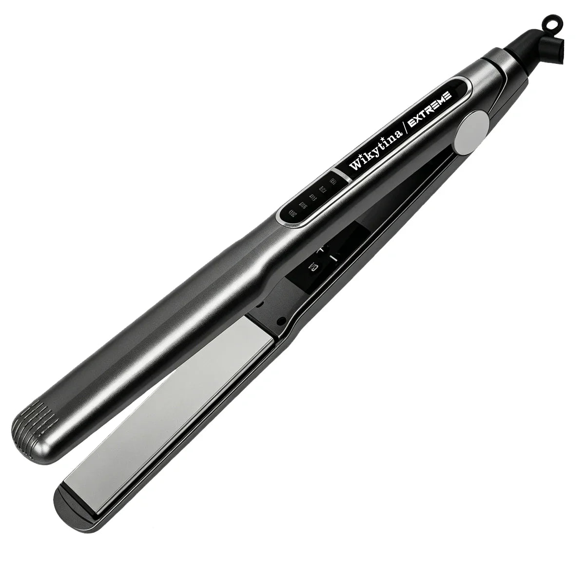 2 in 1 Titanium Flat Iron Hair Straightener Curler Instant Heat