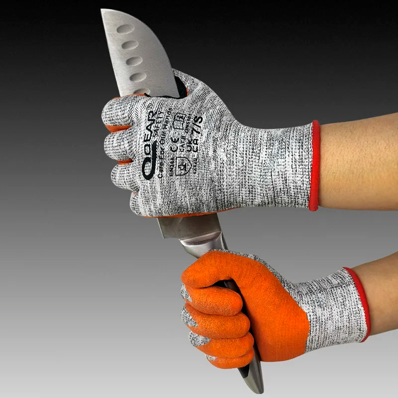 Durable and Dexterous HPPE Knitted Safety Gloves