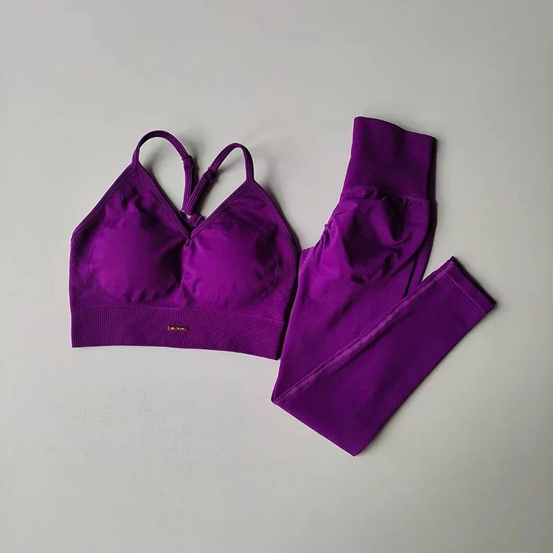 High-Waisted Yoga Suit for Toned Hip Support