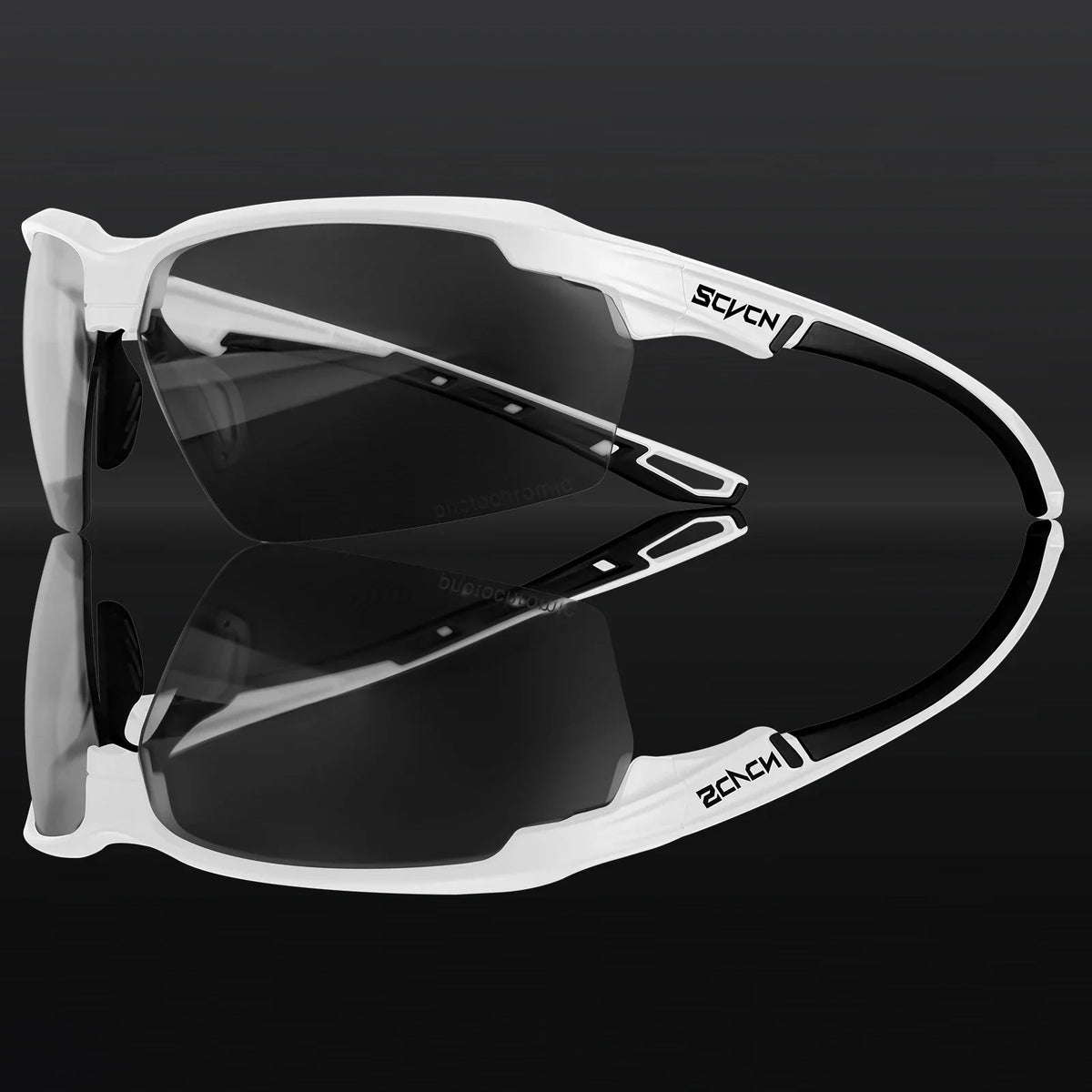SCVCN Photochromic Glasses Cycling Sunglasses UV400 Hiking Goggles Men Outdoor Sports Glasses Women Driving Bicycle Bike Eyewear