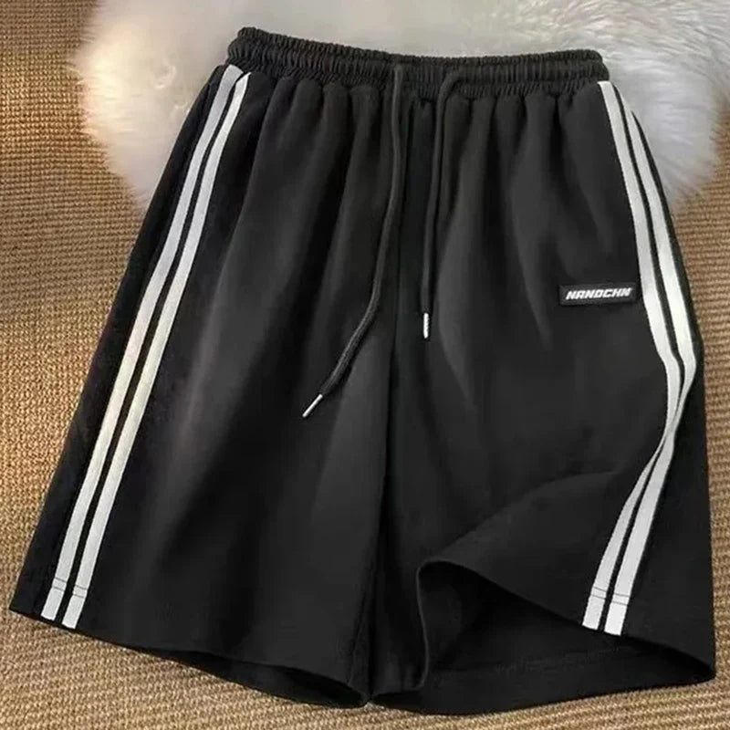 Striped Wide Leg Shorts