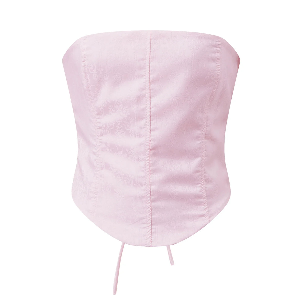 Women Summer Back Bandage Tube Top Sleeveless Strapless Backless Vest Flower Summer Ladies Bustier for Club Party