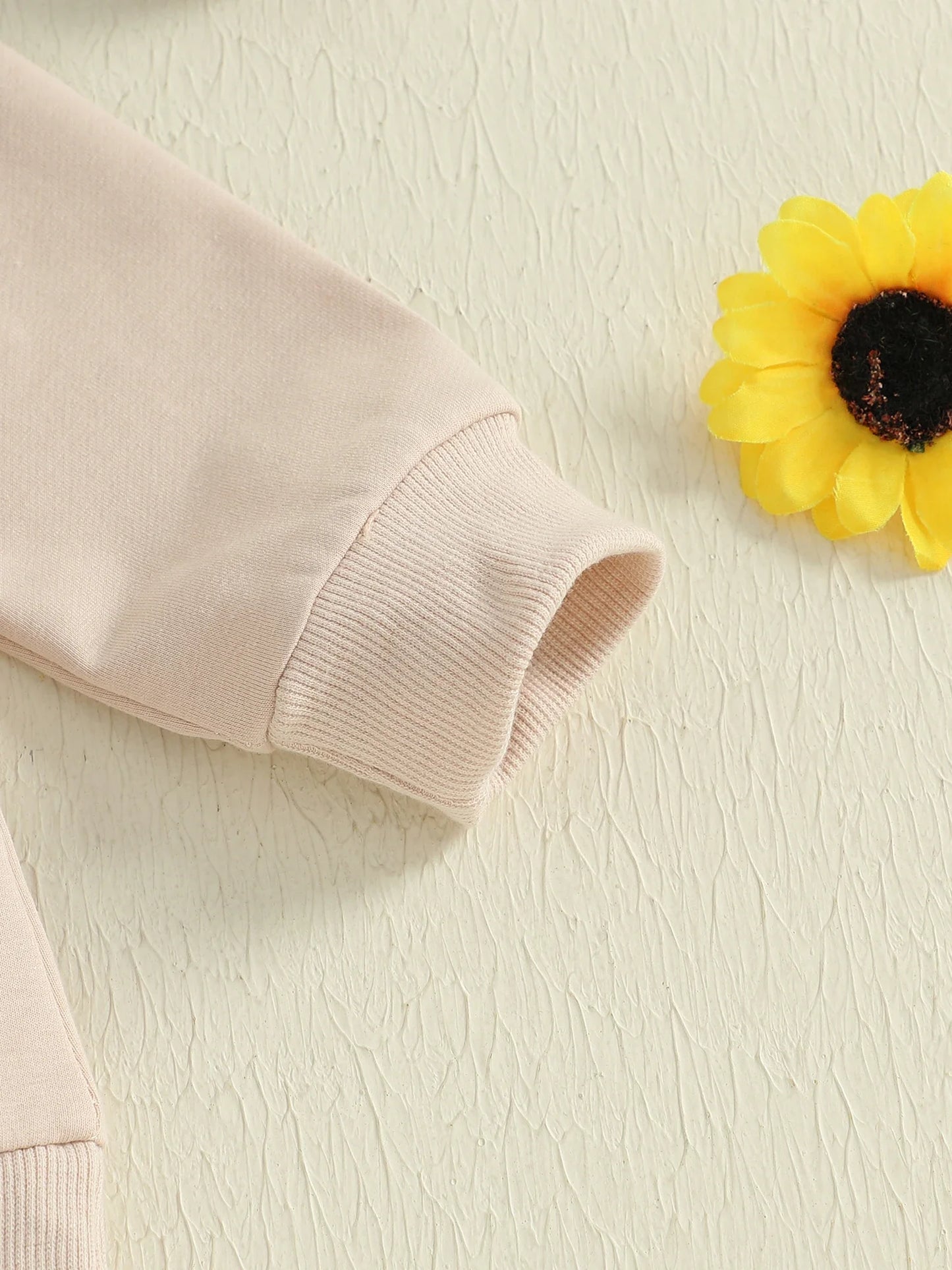 Baby Toddler Boys 2Pcs Autumn Long Sleeve Football Embroidery Top Drawstring Jogger Pants Set