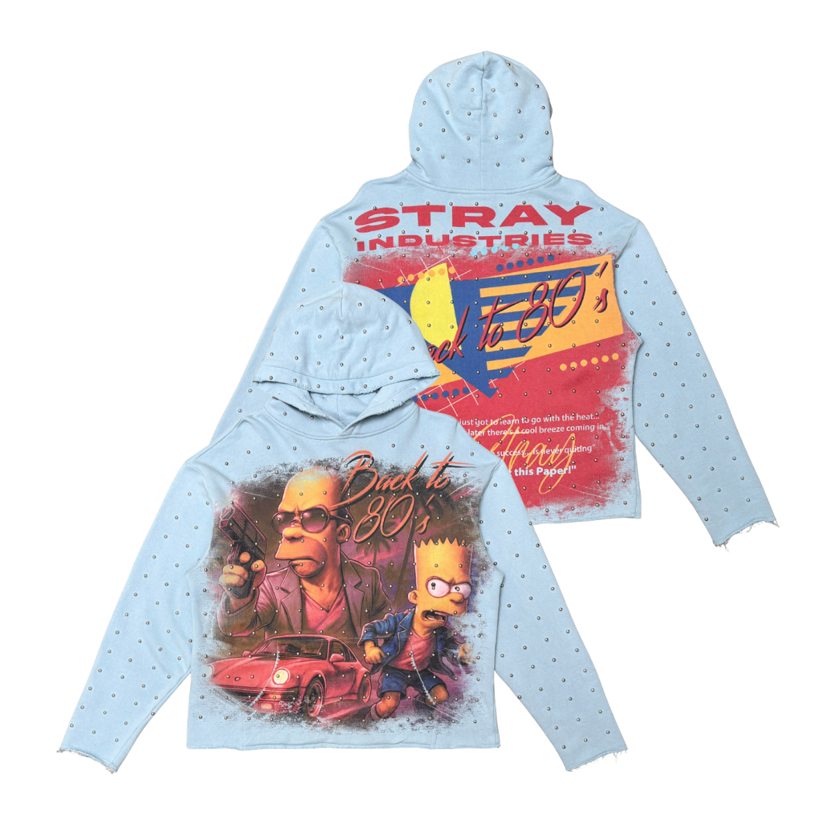 Back to 80's hoodie