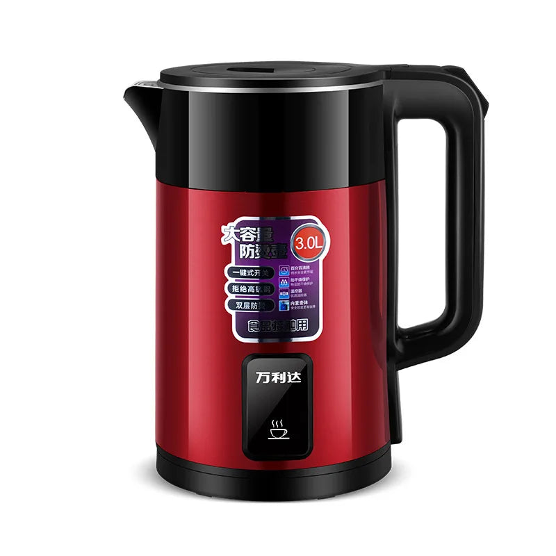1500w Stainless Steel ABS Electric Kettle Auto Shut Off UK Plug Fast