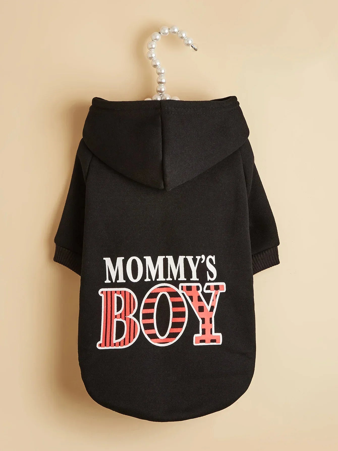 Pet Clothes for Dog Cat Puppy Hoodies Coat MOMMY'S BOY Sweatshirt Dog Outfits for Small Medium Dog Cat