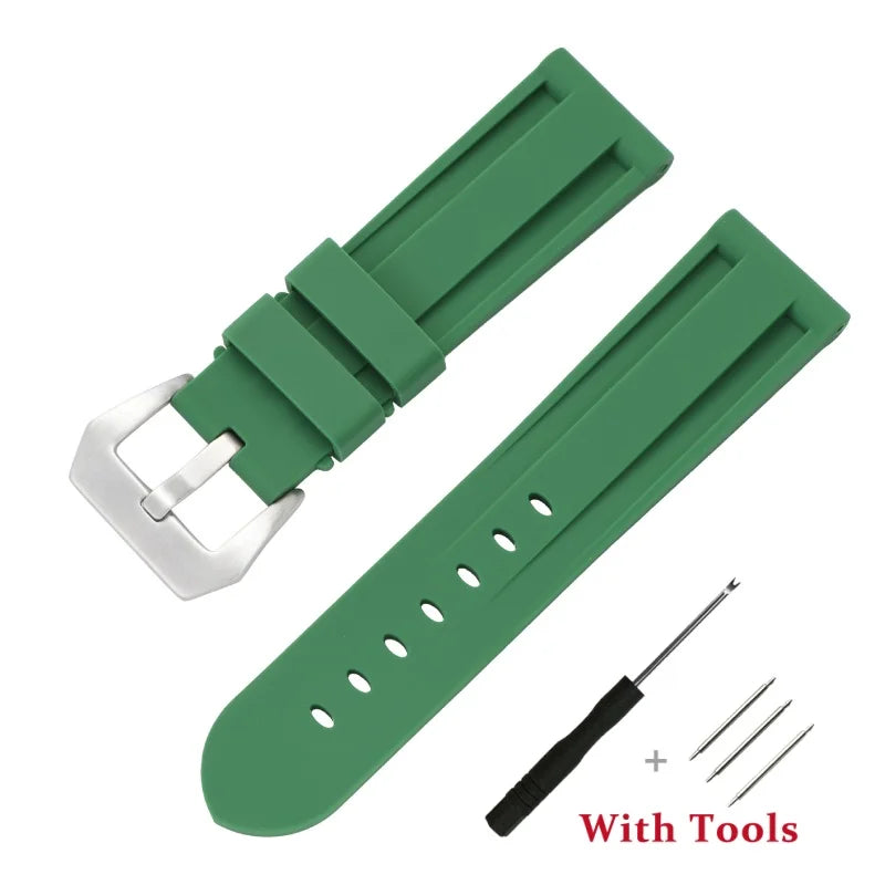 COROS PACE & APEX Silicone Buckle Band, Camo & Solid Colors