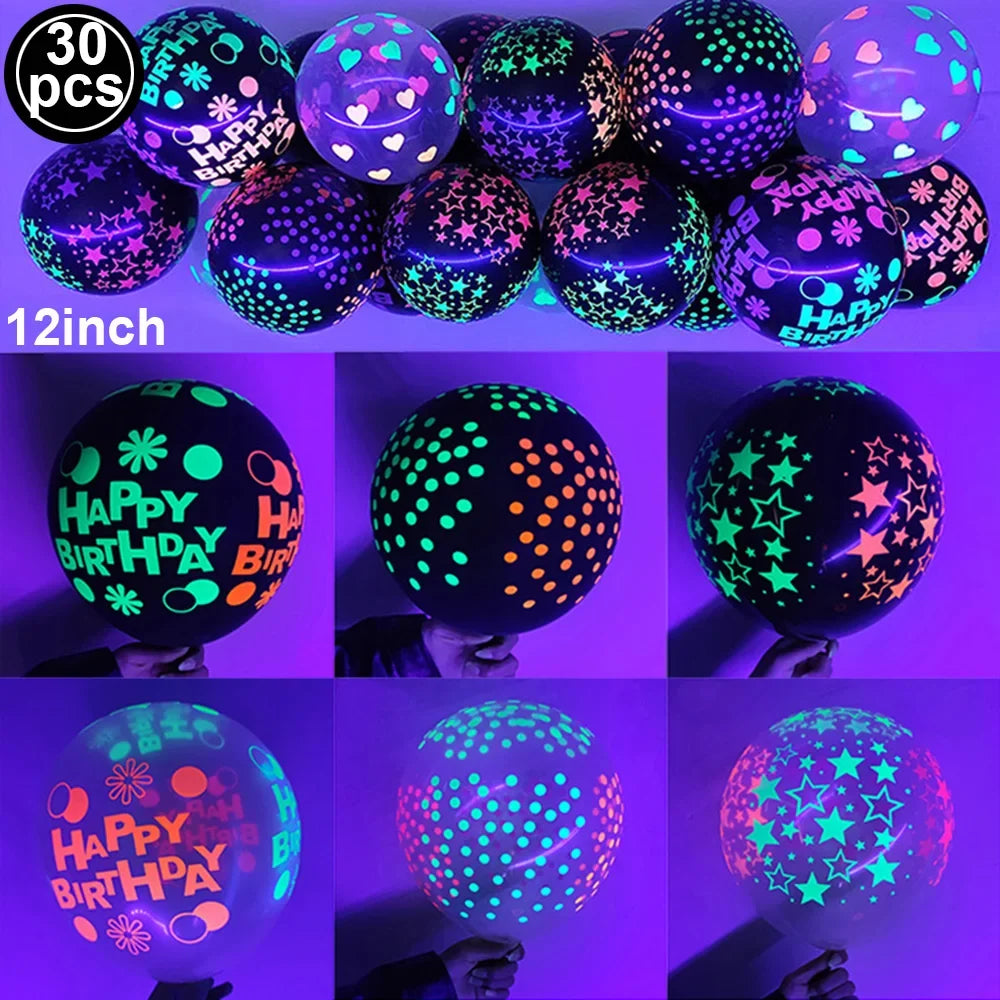 6 12 24 30 Pcs Neon Party Supplies Neon Formal Hats Glow In The UV Light Party Fluorescent Hat UV Light Party Decorations Adults