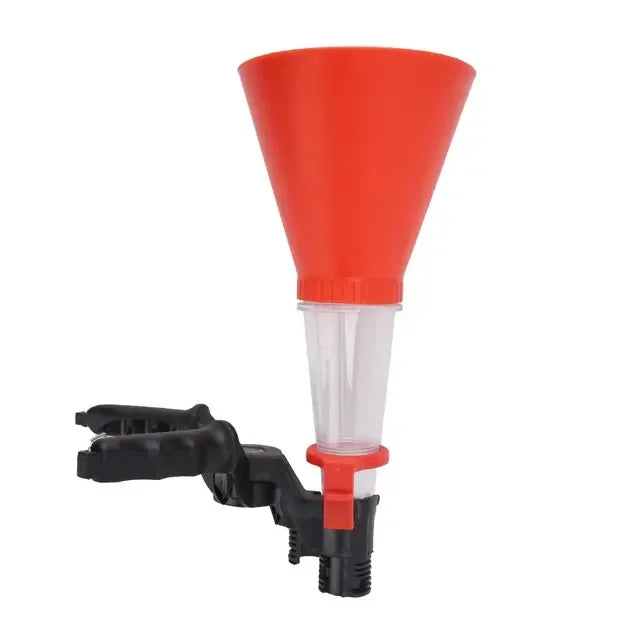 Universal Car Engine Oil Funnel Set Precision Clamp Leak-Proof PVC Versatile Tool for Hassle-Free Auto Filling Maintenance amagi