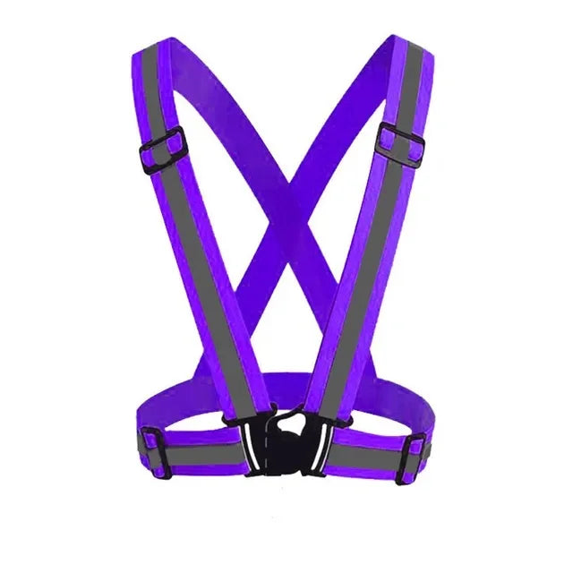 Durable Reflective Safety Vest for Nighttime Activities