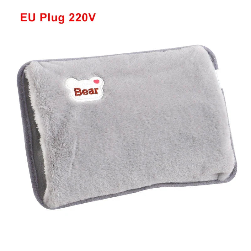 Electric Hot Water Bag Winter Portable Soft Electric Hand Warmer Rechargeable Reusable Explosion-Proof Warming Hand Pillow