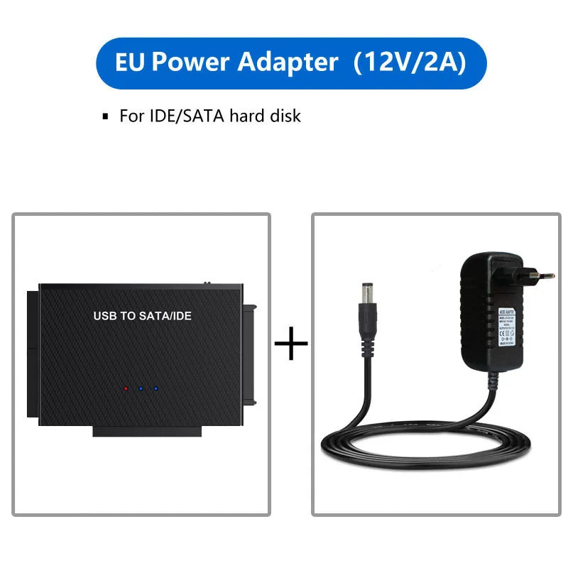 USB 3.1 to SATA IDE Type-C Hard Disk Adapter Converter Cable for 3.5 2.5 inch HDD/SSD CD DVD ROM CD-RW 3 in 1 IDE SATA Adapter