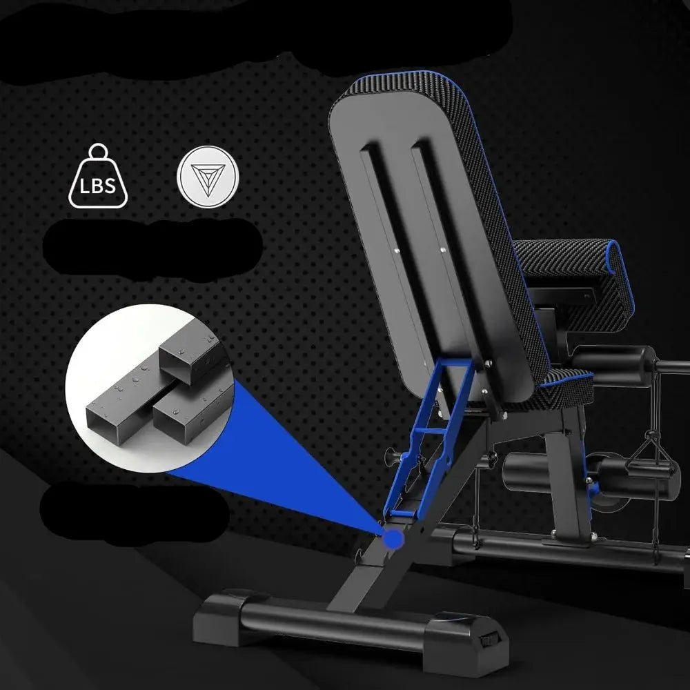Adjustable Foldable Weight Bench for Home Gyms