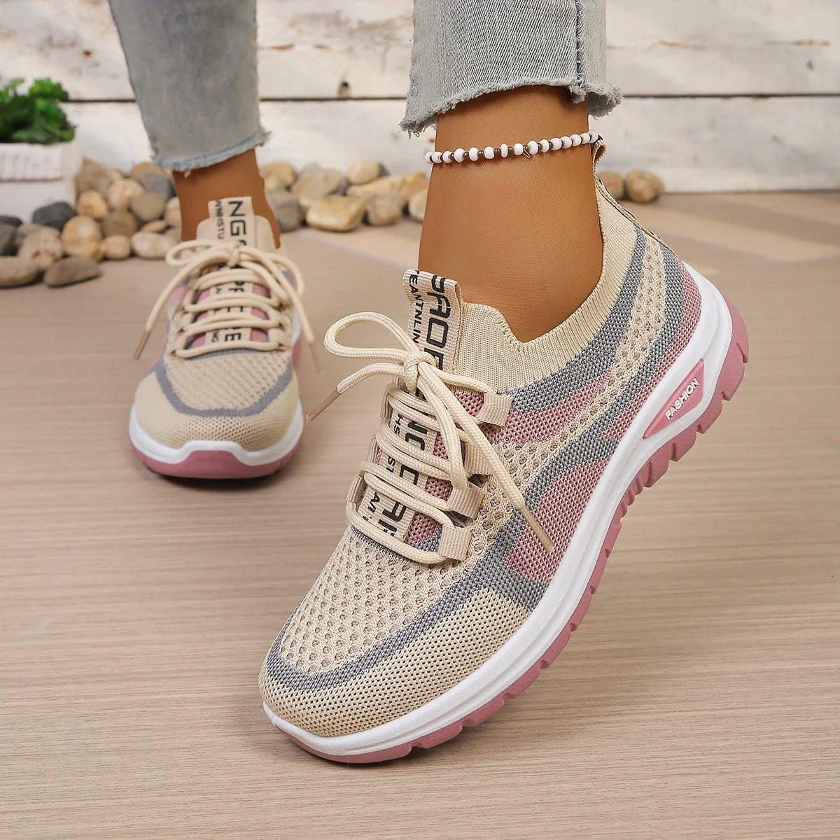 Women's Shoes Double-Color Work Shoes for Ladies, Single Shoes Casual Sneaker Shoes Woman 2026 Free Shipping Shoes