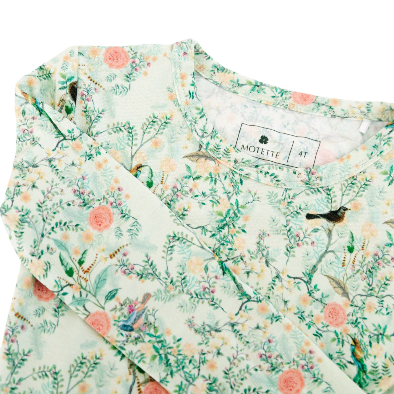 Conjunto de pijama de bambú Sage Blossom para niños pequeños