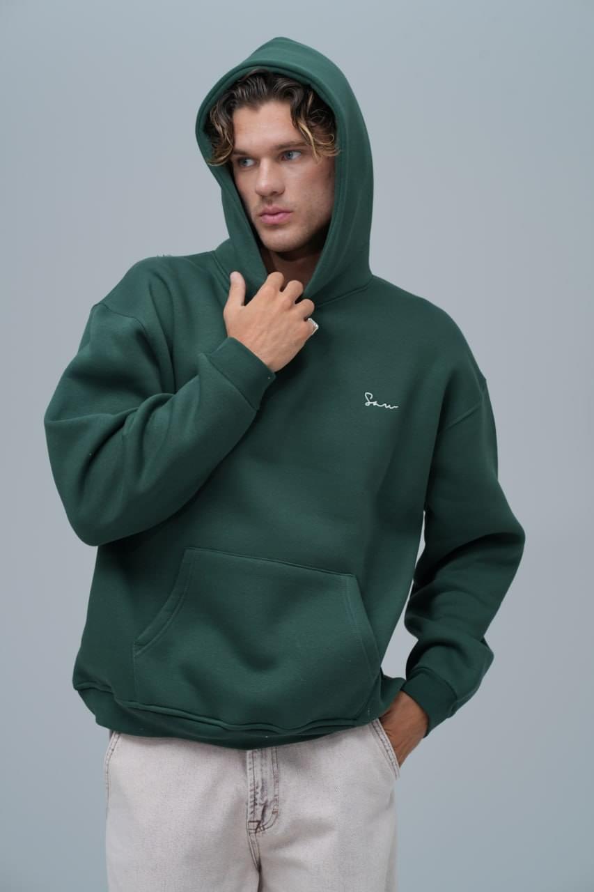 "Saw" Tapestry Appliqué Hoodie