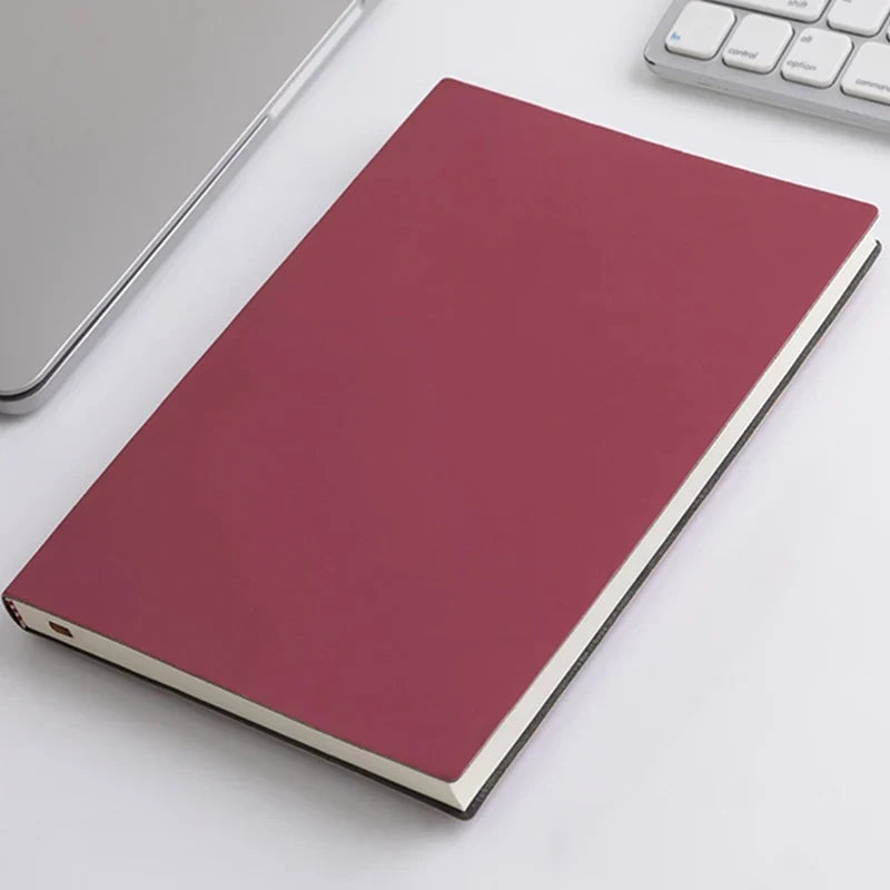 A5 PU Leather Softcover Notebook , Waterproof Journal for Writing Diary, Cute Travel Note Taking Planner for Office School Supplies, Gift for Women Men