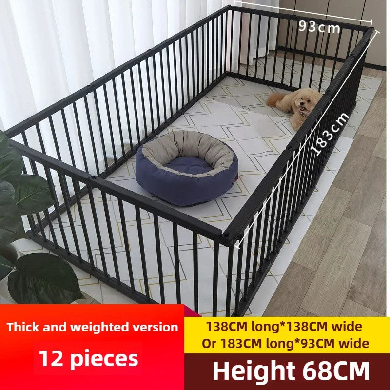 68CM in High Dog Fence Barrier Indoor DIY Poodle Teddy Fences Freely Combined Thickened Rabbit Cage Spliced Pet Guardrails
