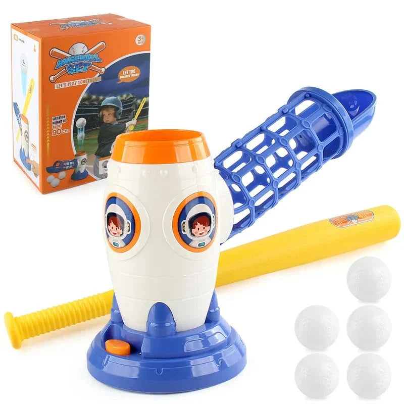 Kids Outdoor Baseball Training Set Pitching Machine