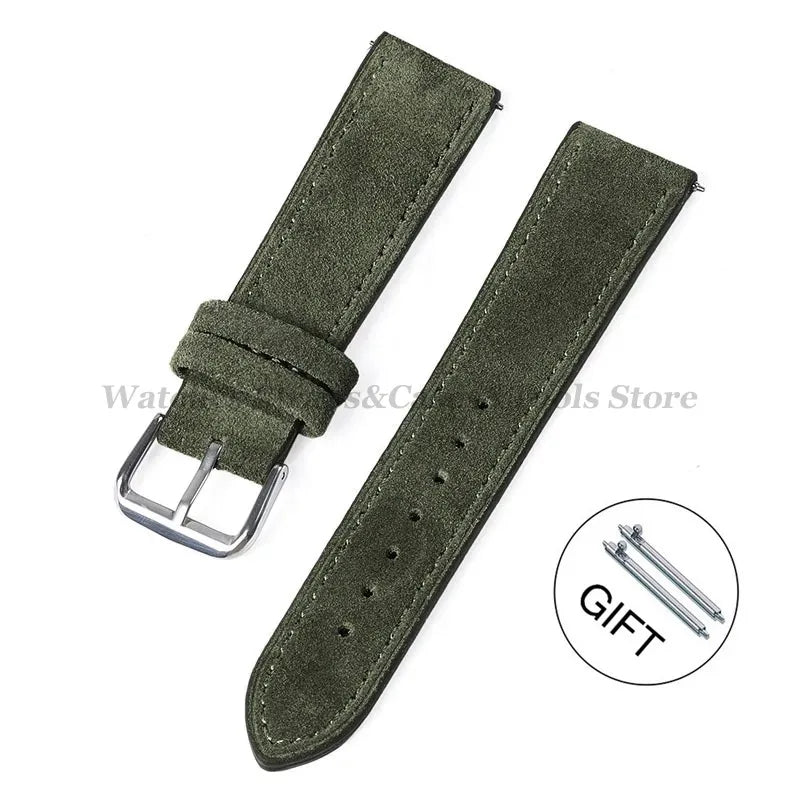 COROS PACE & APEX Suede Leather Band with Tonal Stitching
