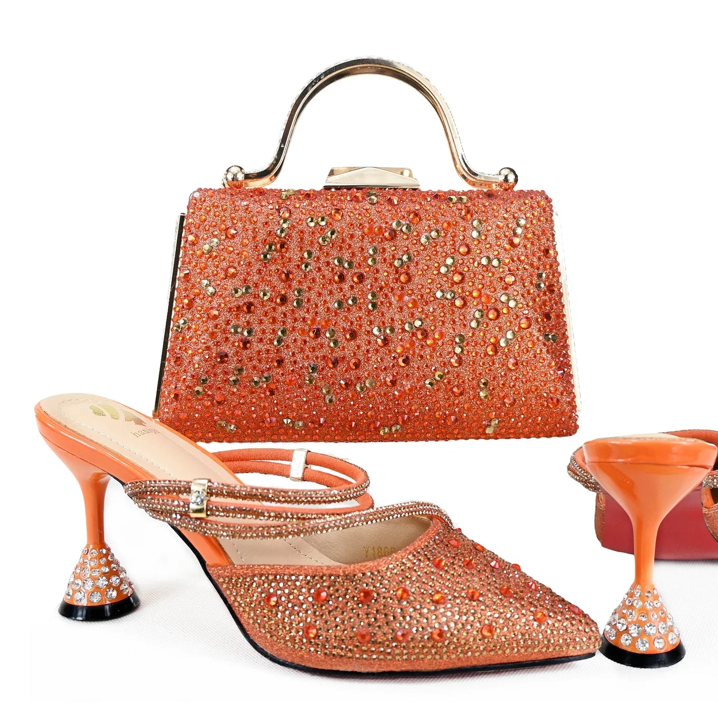 Set italiano de zapatos y bolso Nuevo HGH1-16