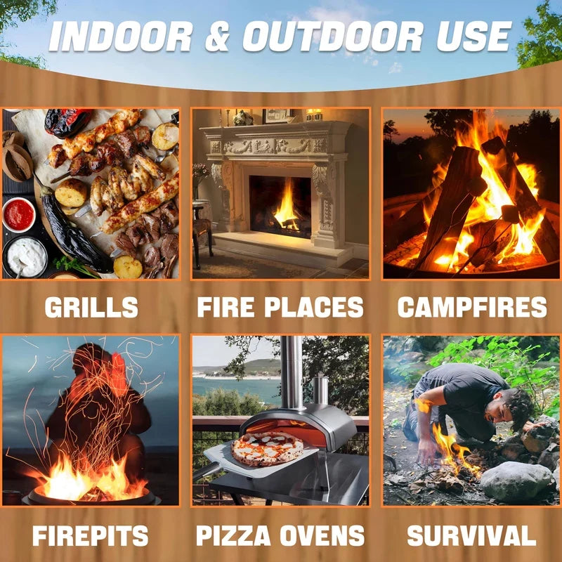20/40/60pcs Natural Fire Starter, Wax Wood Stick, Suitable for