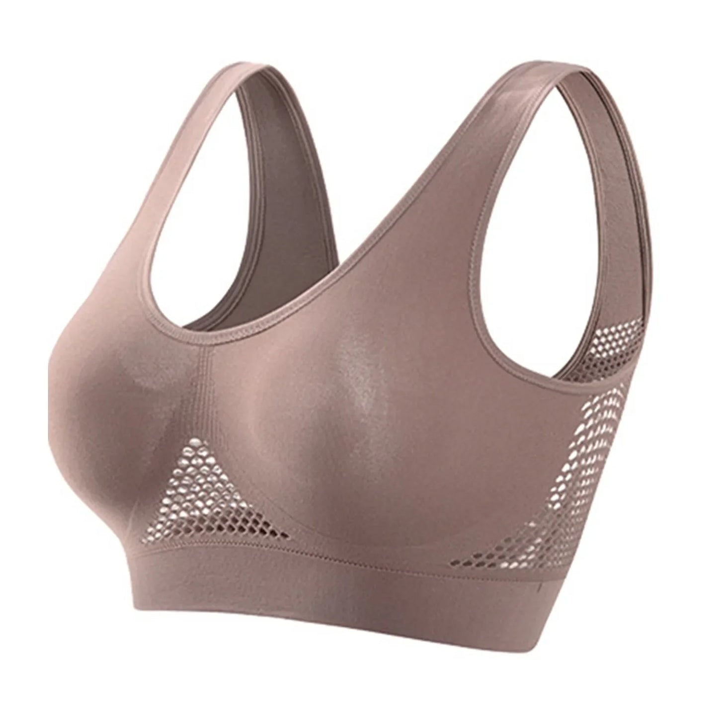 Women Anti-sagging Yoga Sports Bra High-Impact Fitness Tank Top