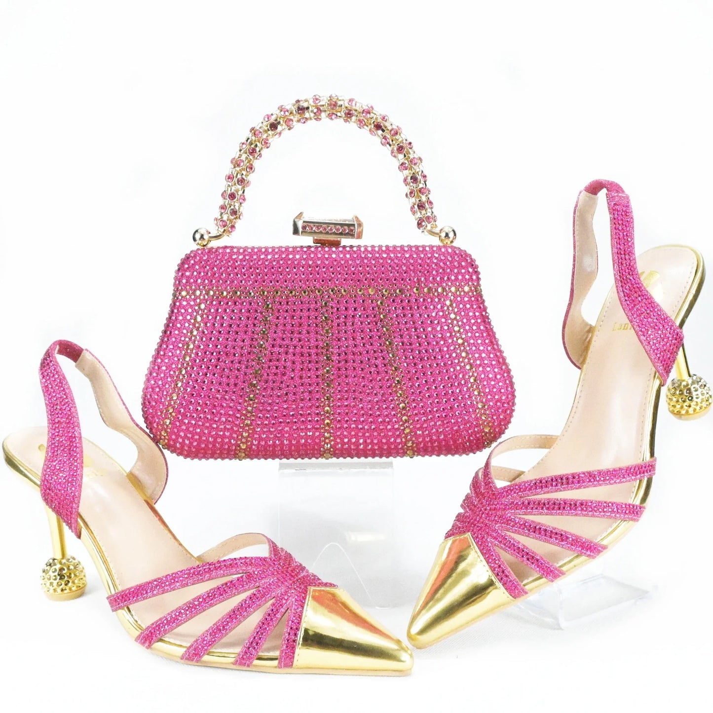 Conjunto de Zapatos y Bolsos de Señora de Alta Calidad HAS1-25