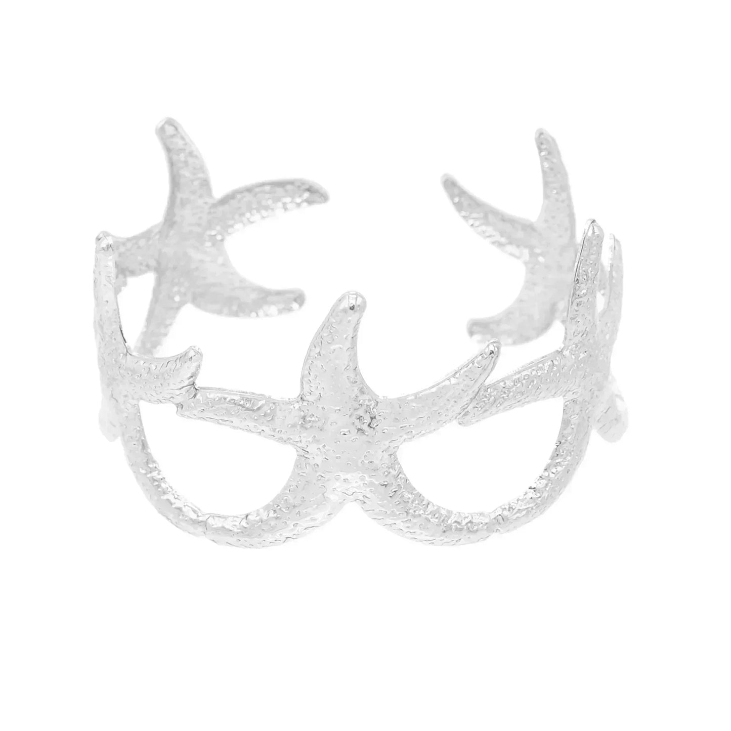 New Fashion Golden Alloy 2 Starfish Arm Bracelet for Women Summer Beach \Dance Party Cuff Bracelets Jewlery Accessories Gifts