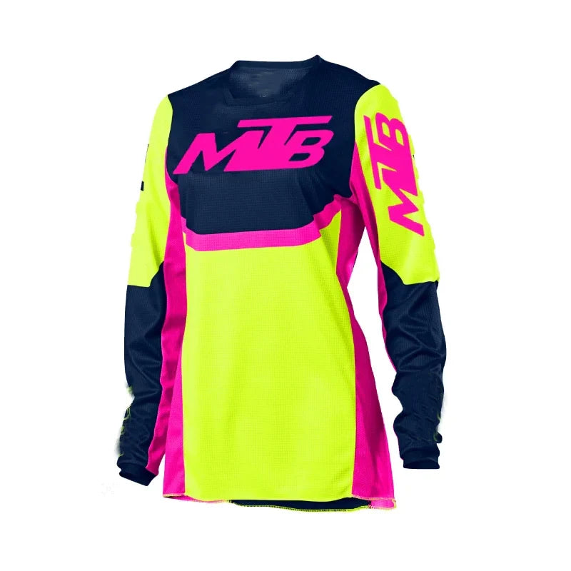 2026 New WOMEN Downhill Jerseys Mountain Bike MTB Shirts Offroad DH Motorcycle Jersey Motocross Sportwear Clothing Bike spexcel
