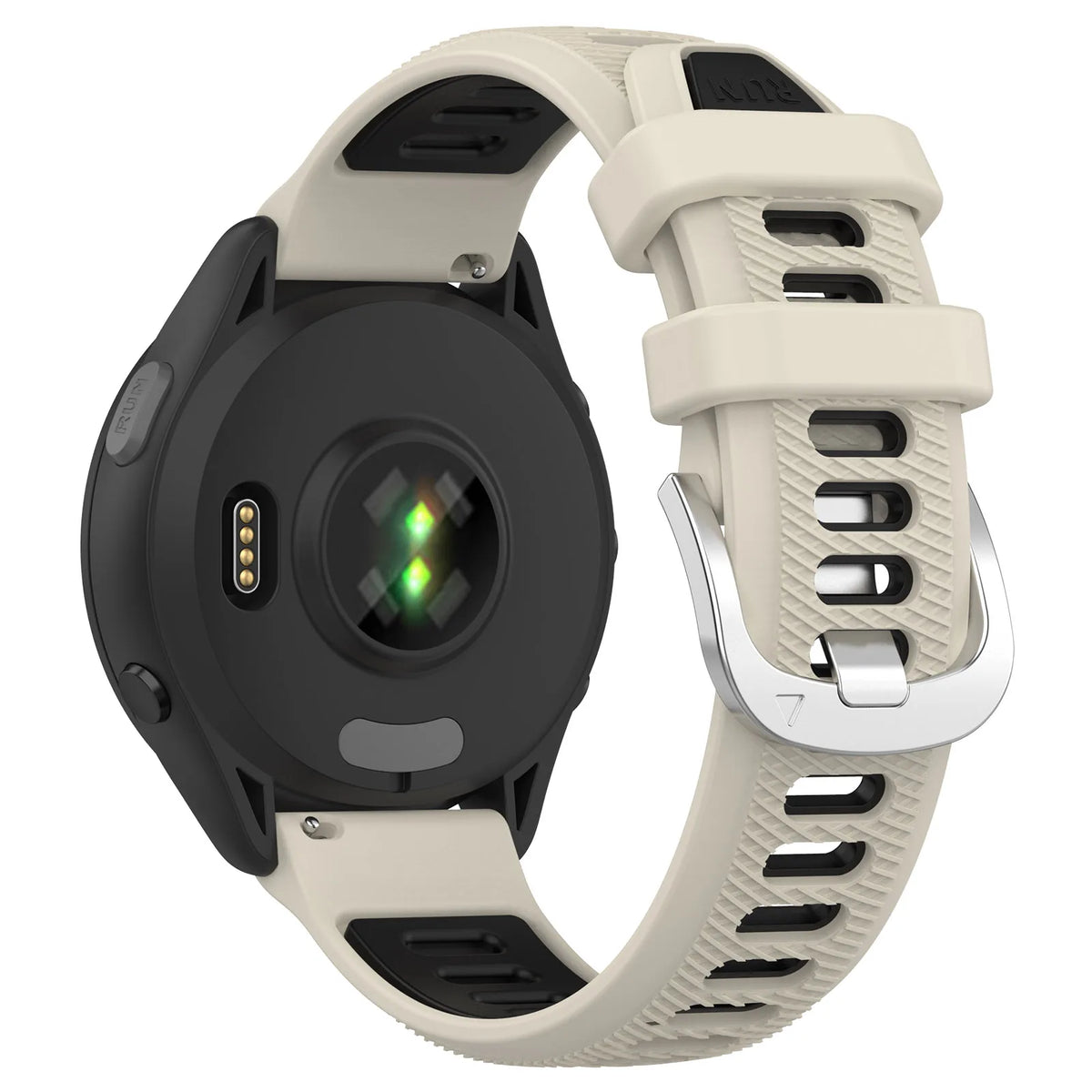 COROS PACE & APEX Two-Tone Silicone Band with Silver Buckle