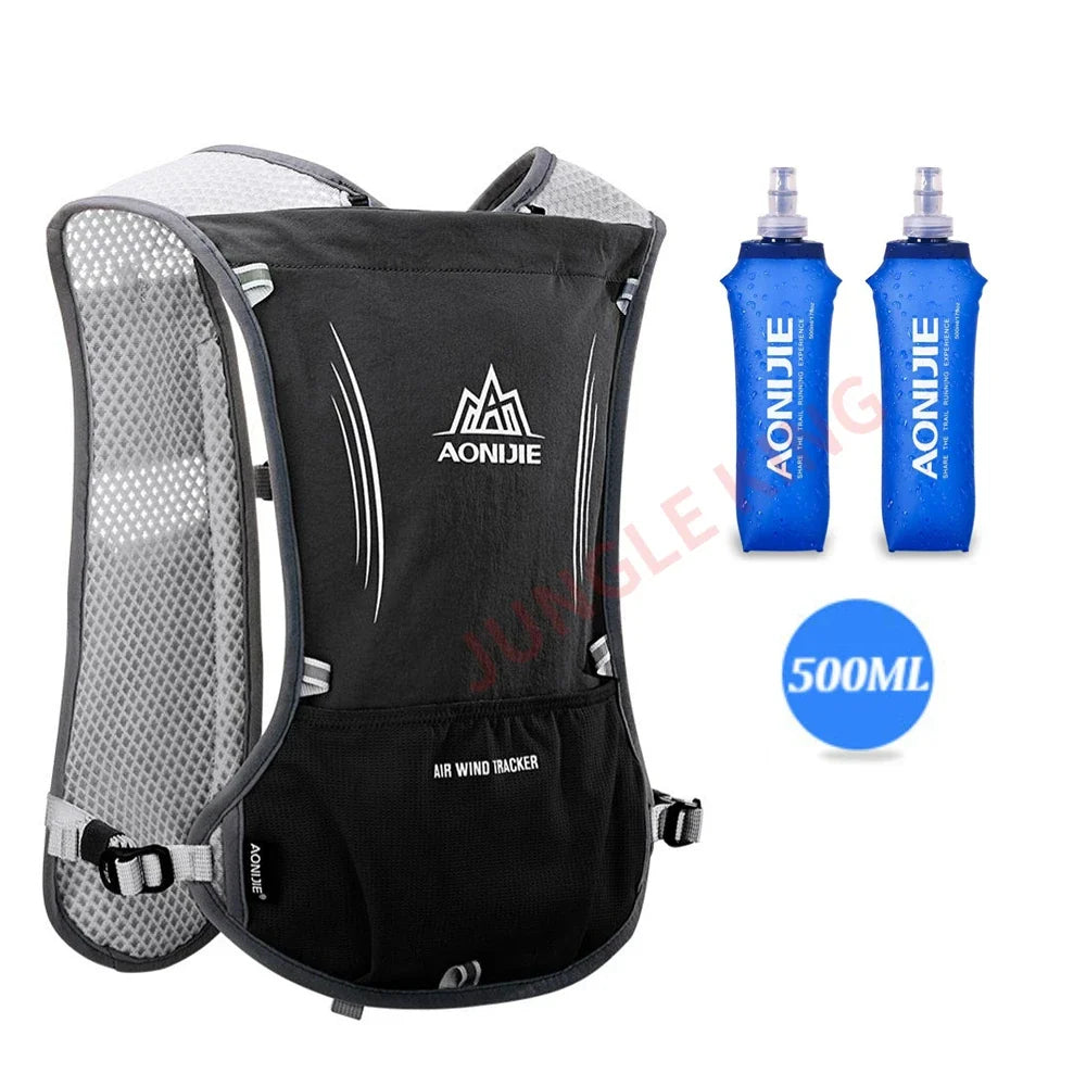 Running & Hiking Hydration Vest 5L Capacity 2L Bladder Included