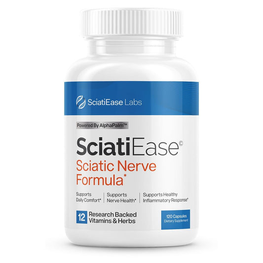 Sciatic Nerve Support Supplement with AlphaPalm, PEA & Vitamin B Complex