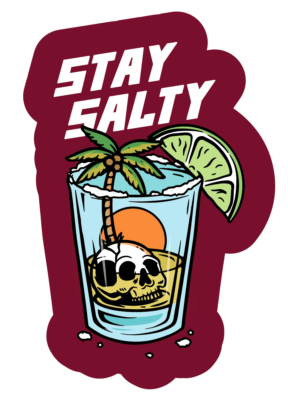 Pegatina "Stay Salty"