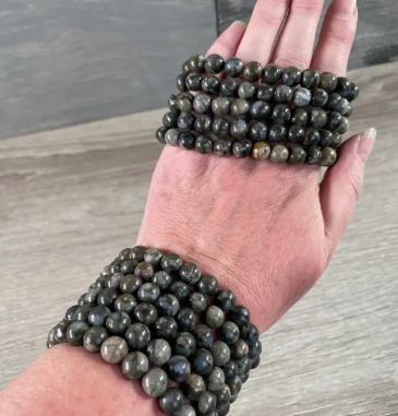 Pulsera de Piedra Natural Que Sera Sera | Cuentas de 8 mm para Muñecas Pequeñas a Medianas