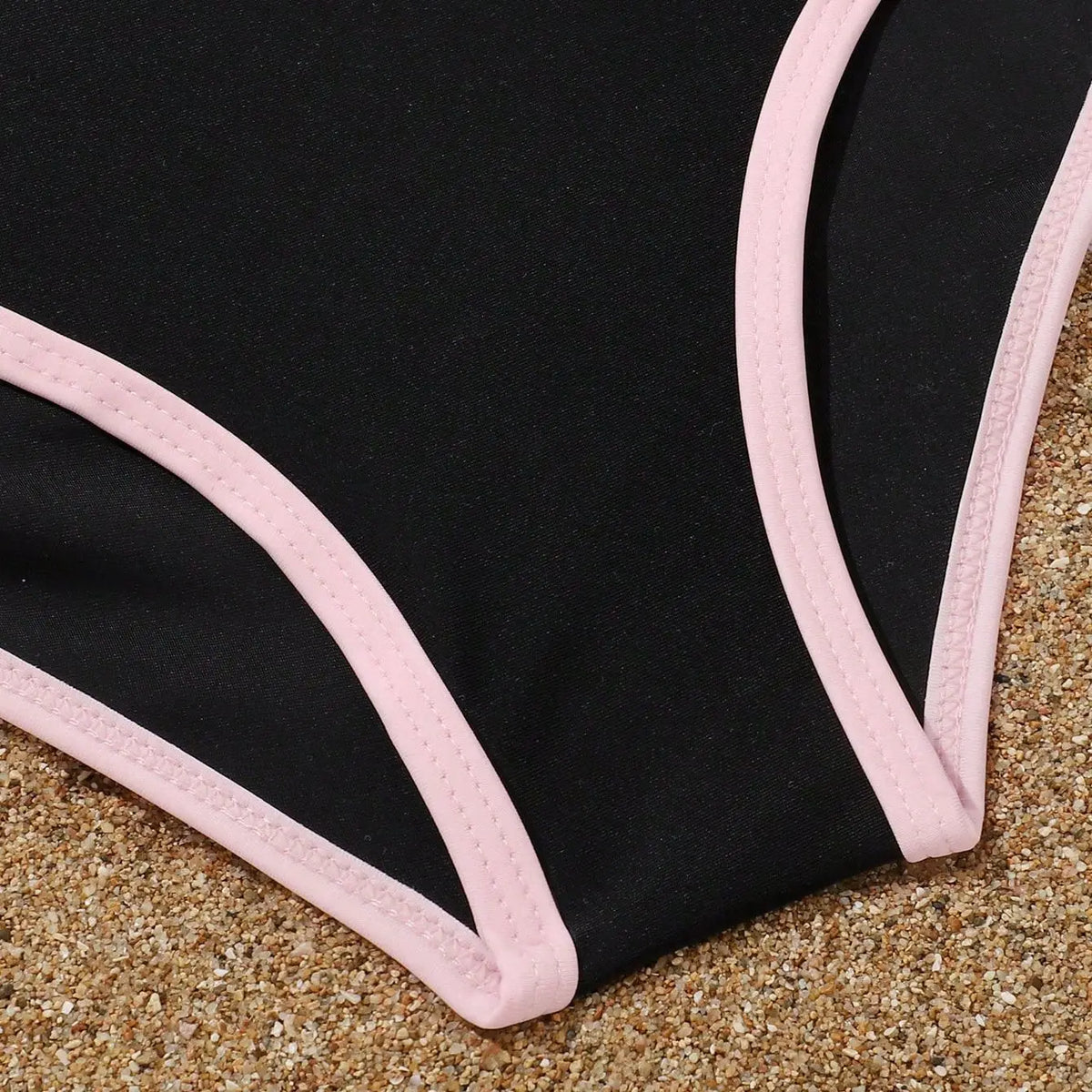Waisted Bikini Sets with Shorts for Girls