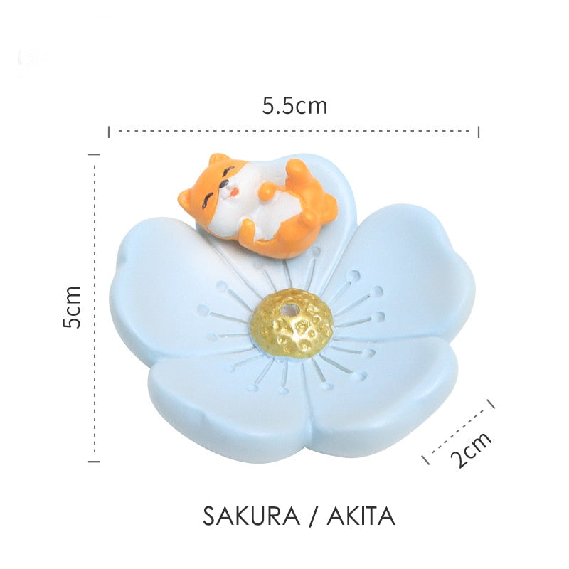 Portainciensos de animales Sakura