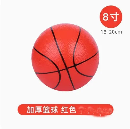 Children's elastic small leather ball, baby racket, basketball, kindergarten, outdoor ball toys for babies