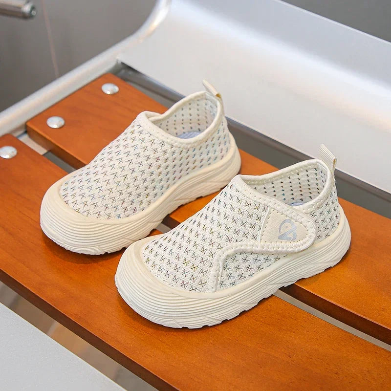 Students Casual Shoes Mesh Breathable Children Tennis Shoes Soft Bottom Comfortable 2025 New Fashion Kids Sports Shoes Non-slip