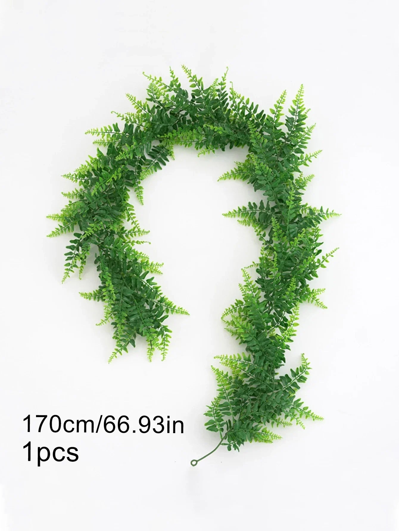 Dlight Decor 175cm Tropical Fern Vine Hanging Plant for Home and Garden Wall Decor