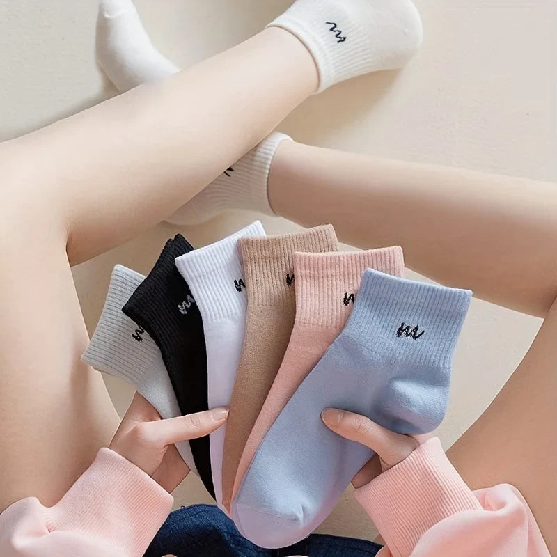 Comfortable & Breathable Letter Print Socks
