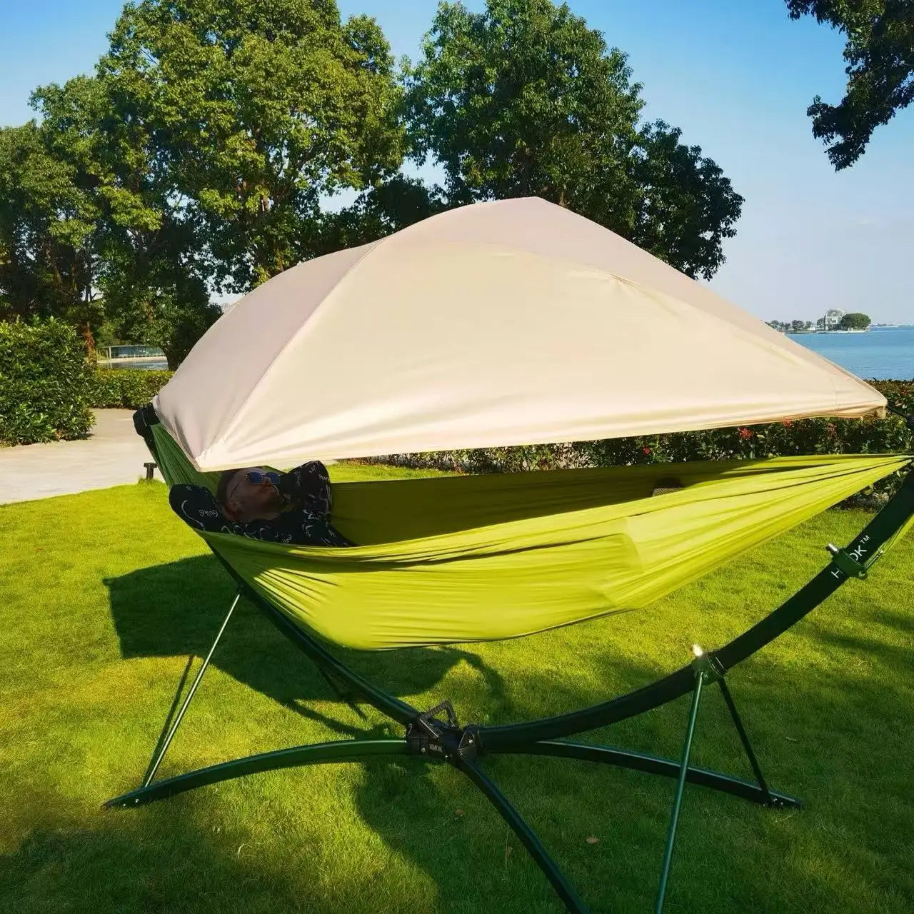 Outdoor Camping Folding Hammock,Portable Outdoor Garden Camping