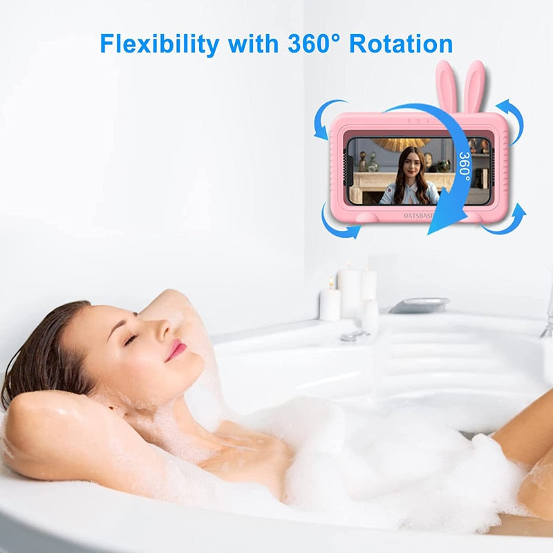 Funda impermeable para teléfono para baño