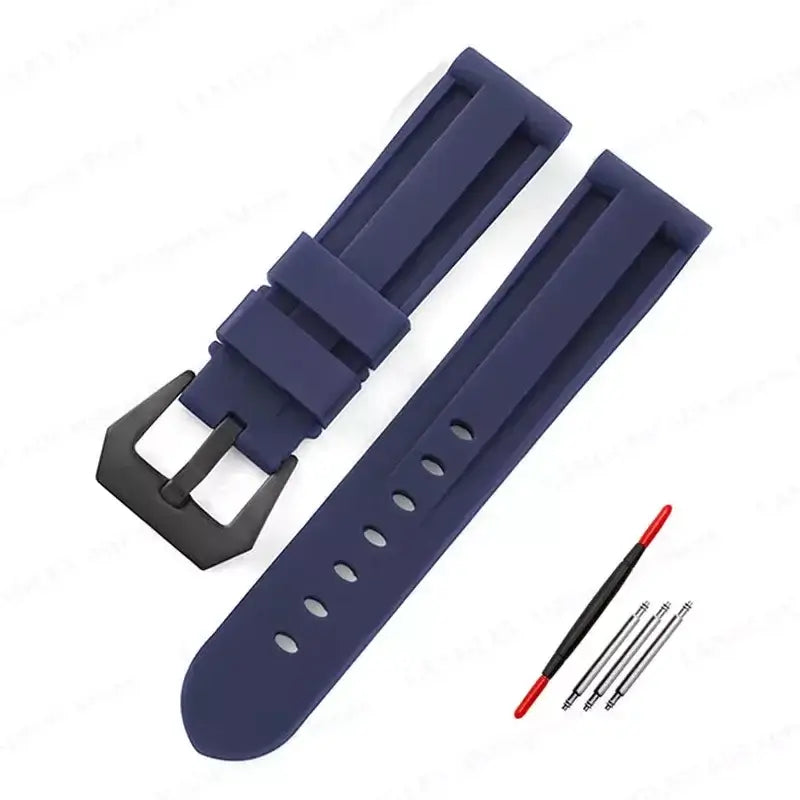Samsung Galaxy Watch 7, 6, 5, 4 & FE Raised-Panel Silicone Band
