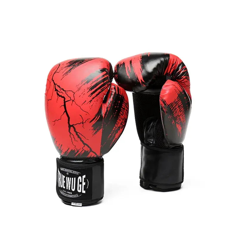 Professional Boxing Gloves PU Leathe MMA Kickboxing