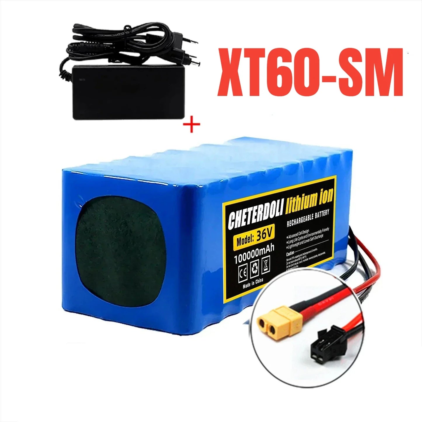 10S4P 36V 100000mAh Electric Scooter Lithium Battery 18650 battery pack 36V 100Ah Electric Scooter Electric Scooter Battery 36v